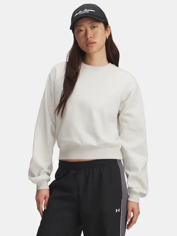Under Armour Under Armour UA Icon Vida Flc Crew-WHT Women's Sweatshirt - Women's