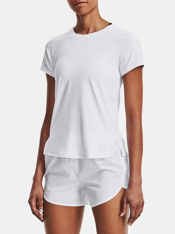Under Armour Under Armour UA IsoChill Run Laser Tee-WHT T-Shirt - Ladies