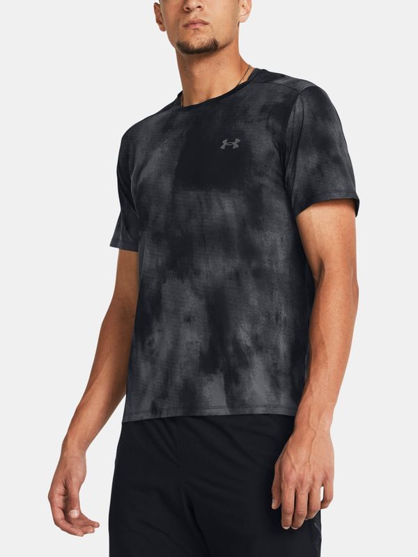 Under Armour Under Armour UA Launch Elite Wash SS Black Men's Patterned T-Shirt