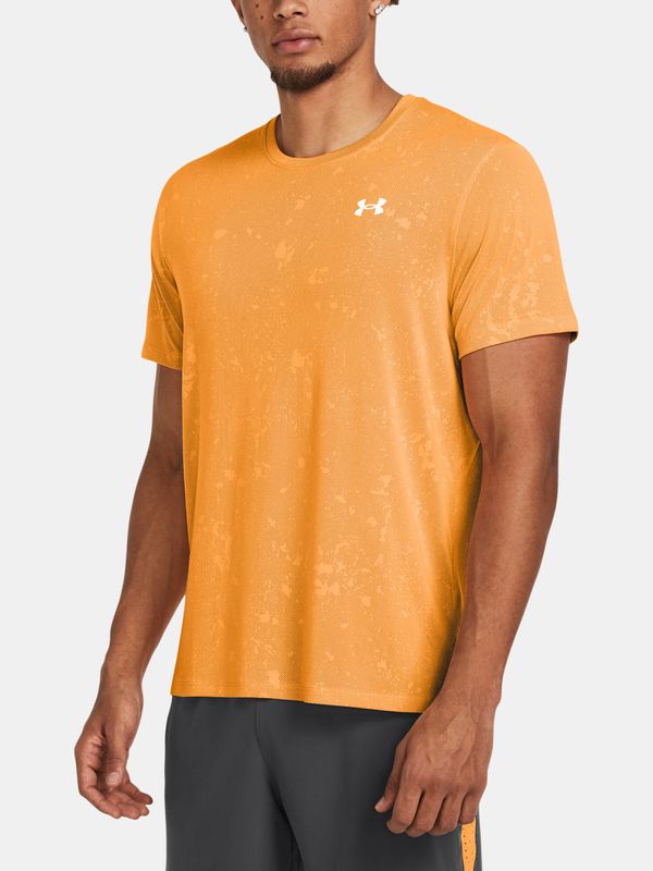 Under Armour Under Armour UA LAUNCH SPLATTER SS-ORG T-Shirt - Mens