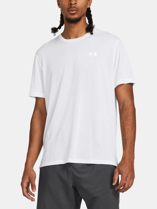 Under Armour Under Armour UA LAUNCH SPLATTER SS-WHT T-Shirt - Men's