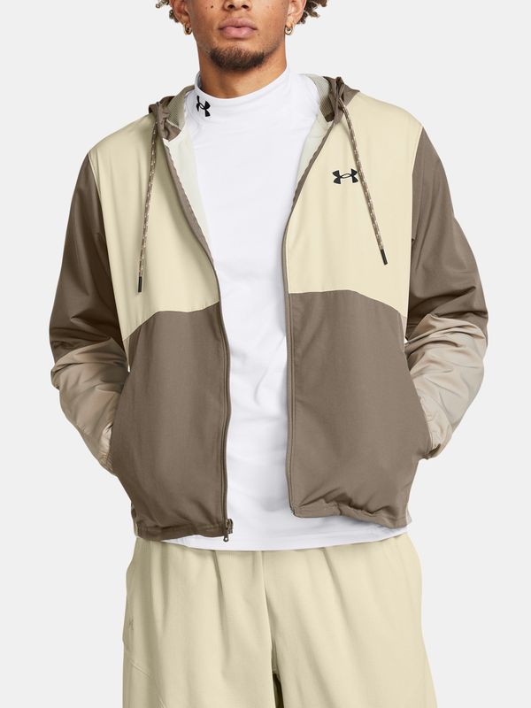 Under Armour Under Armour UA Legacy Windbreaker Brown Track Jacket