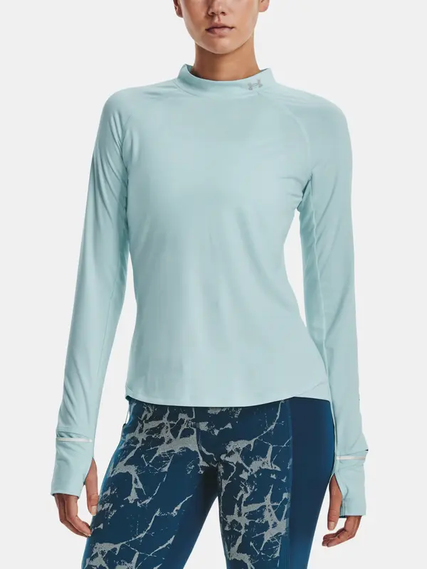 Under Armour Under Armour UA OutRun the Cold LS-BLU T-Shirt - Ladies