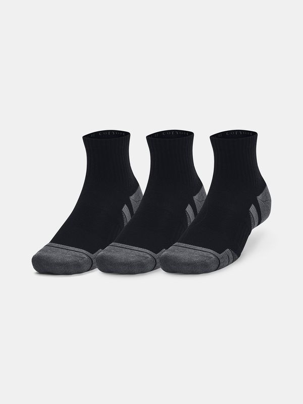 Under Armour Under Armour UA Performance Cotton 3p Qtr-BLK socks - unisex