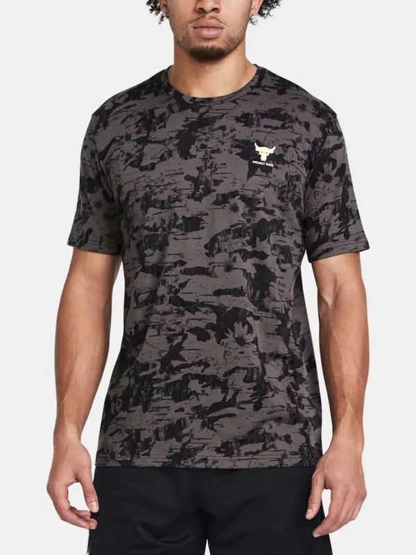 Under Armour Under Armour UA Pjt Rck Payof AOP Graphic Dark Brown T-Shirt