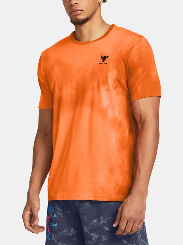 Under Armour Under Armour UA Project Payoff Printed Graphic Orange Men's Sports T-Shirt