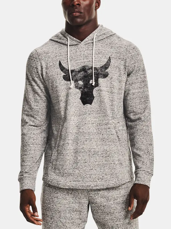 Under Armour Under Armour UA Project Rock Terry HD-WHT Sweatshirt - Mens
