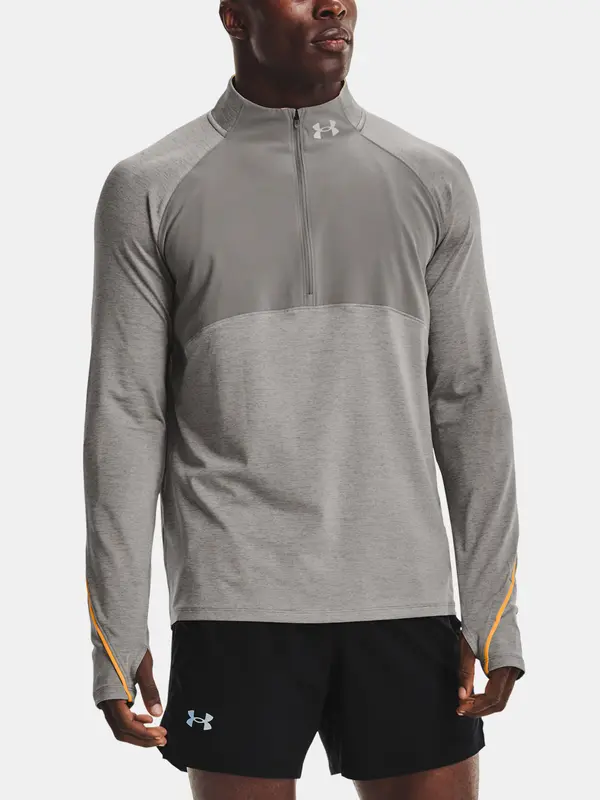 Under Armour Under Armour UA Qualifier Run 2.0 1/2 Zip-GRY T-Shirt - Mens