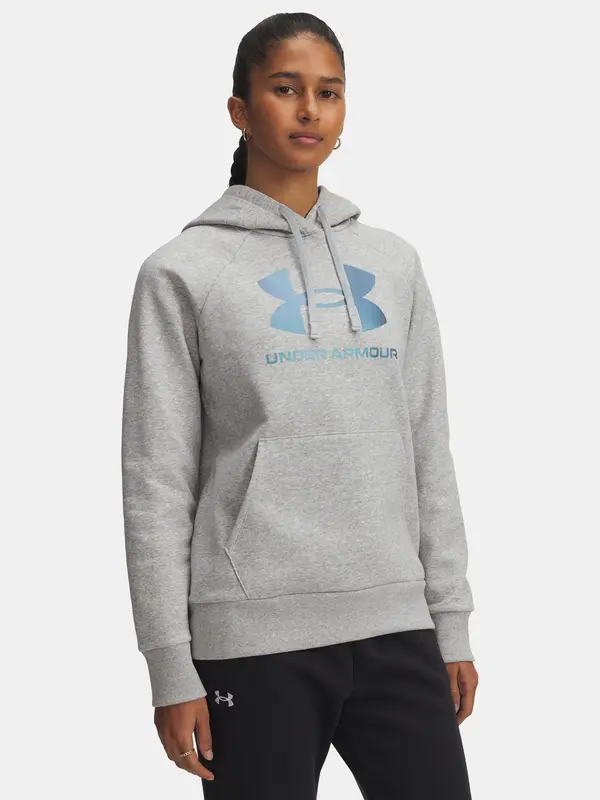 Under Armour Under Armour UA Rival Flc Shimmer Hdy-GRY Women's Sweatshirt - Women's