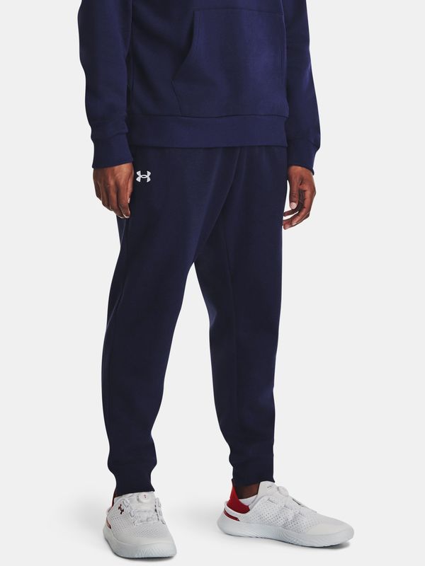 Under Armour Under Armour UA Rival Fleece Joggers Navy Blue Sweatpants