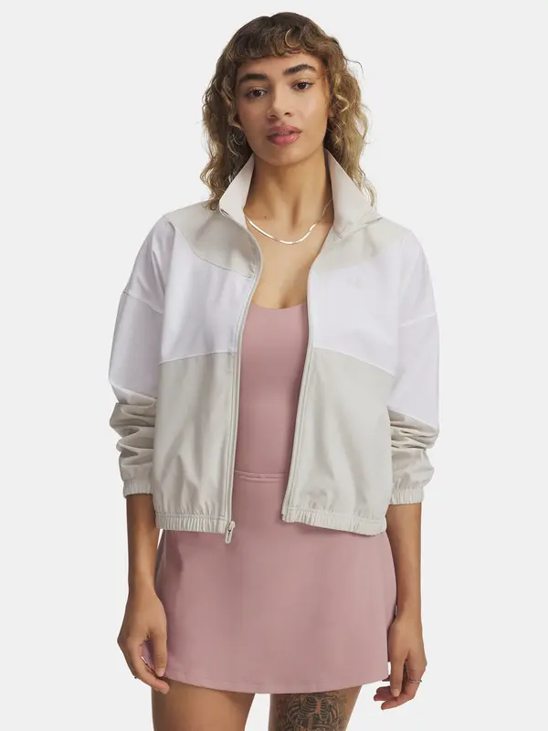 Under Armour Under Armour UA Rival Woven Jacket-WHT - Ladies