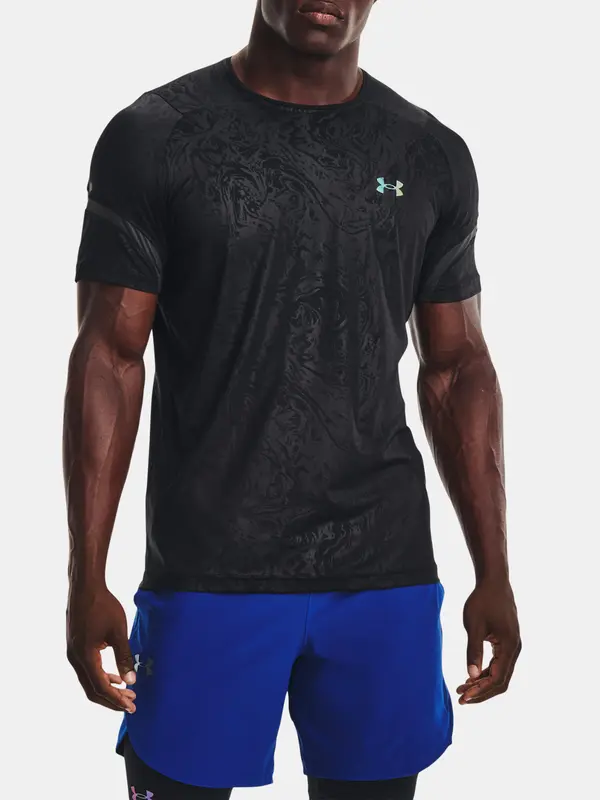 Under Armour Under Armour UA Rush 2.0 Emboss SS-BLK T-Shirt - Mens