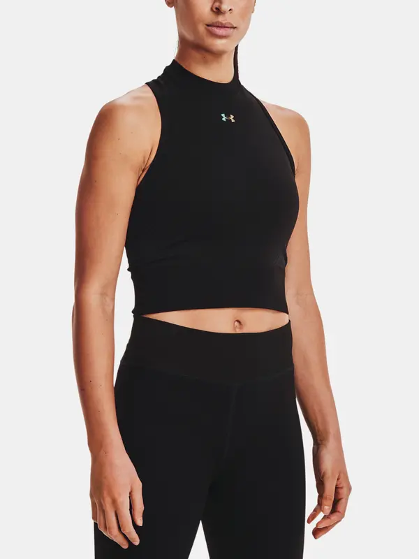 Under Armour Under Armour UA Rush Seamless Crop Top-BLK - Women's
