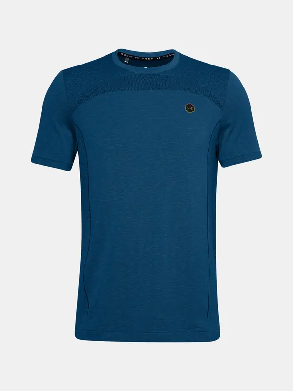 Under Armour Under Armour UA Rush Seamless Fitted SS-BLU T-Shirt - Mens