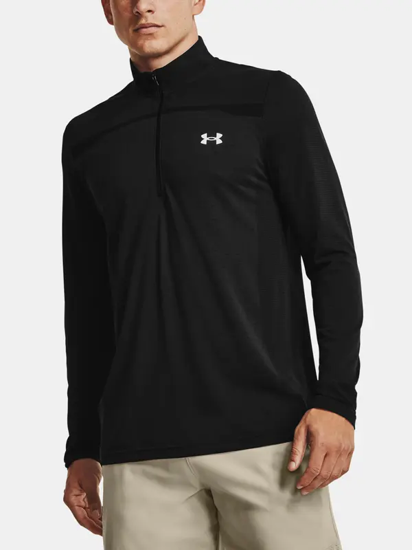 Under Armour Under Armour UA Seamless 1/2 Zip-BLK T-Shirt - Men's