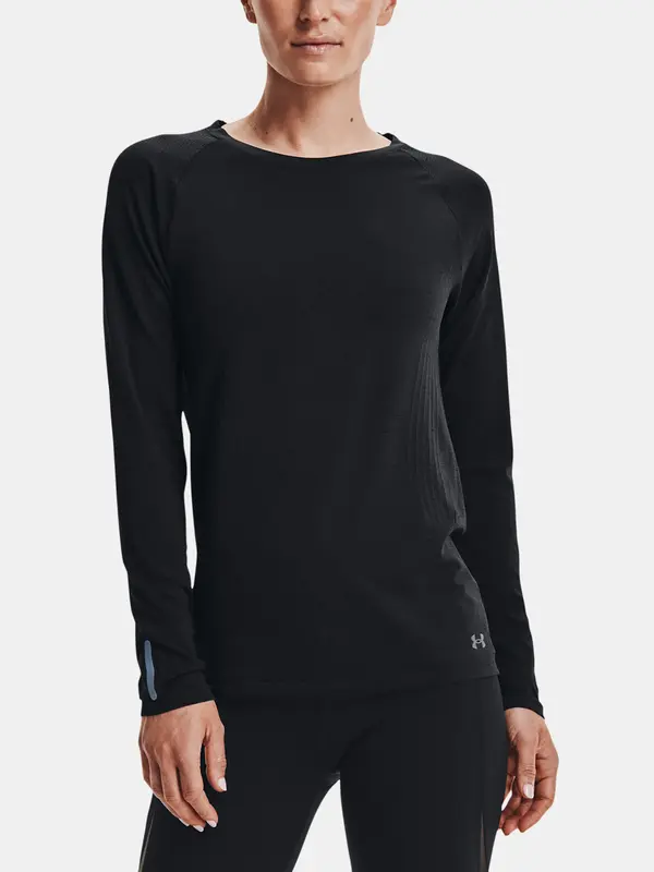 Under Armour Under Armour UA Seamless Run T-Shirt LS-BLK - Ladies