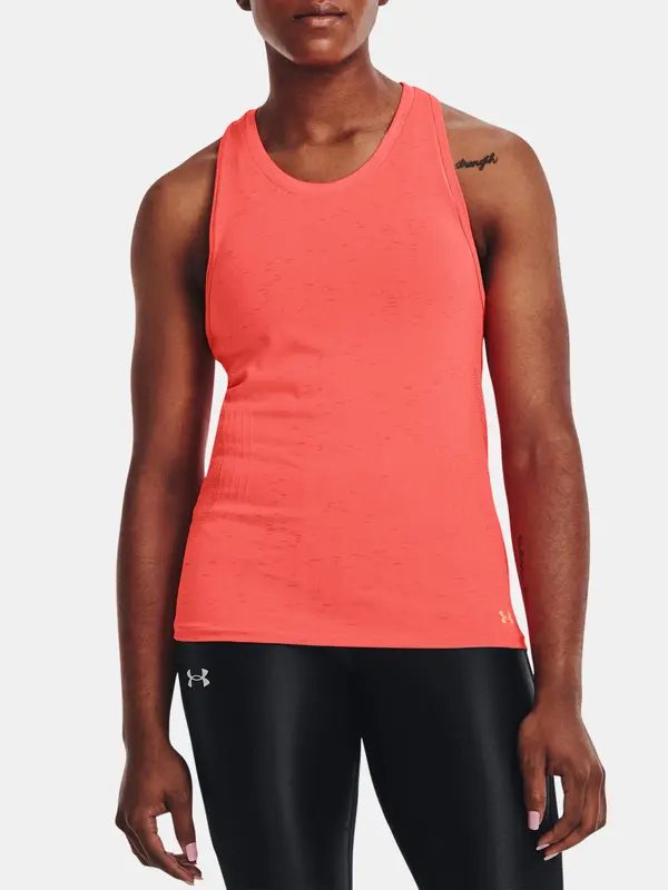 Under Armour Under Armour UA Seamless Run Tank Top-ORG - Ladies
