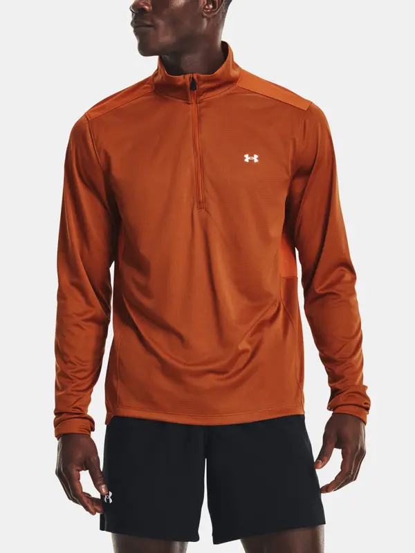 Under Armour Under Armour UA Speed Stride 2.0 1/2 Zip-ORG T-Shirt - Mens