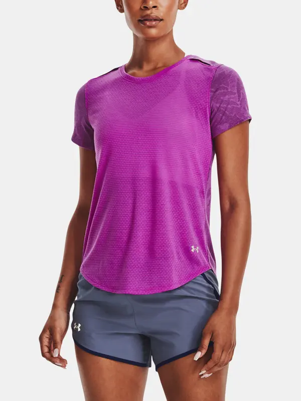 Under Armour Under Armour UA Streaker SnowCloud SS-PPL T-Shirt - Ladies