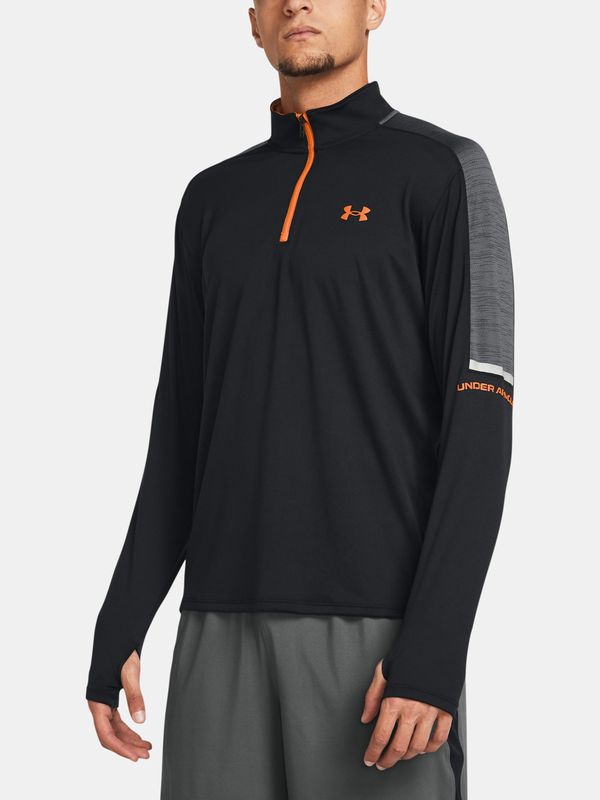 Under Armour Under Armour UA Tech Utility 1/4 Zip Black Men's Sports Sweatshirt