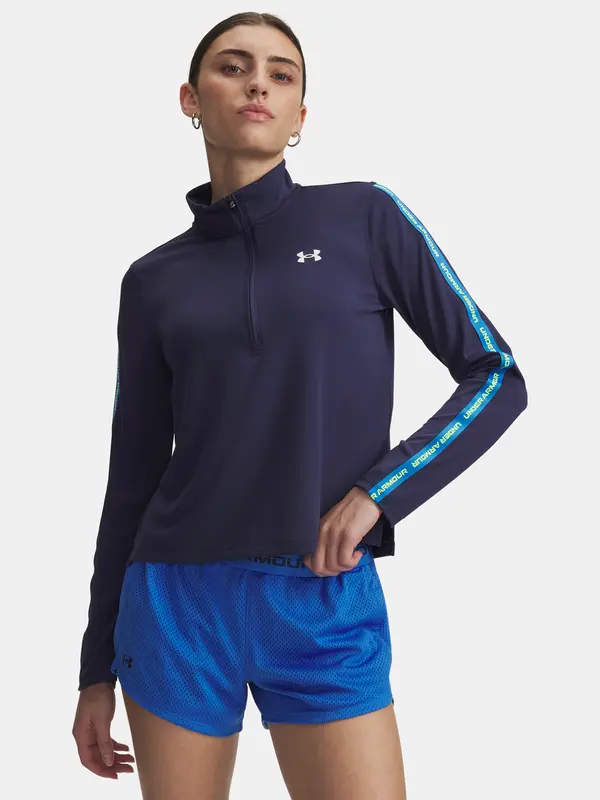 Under Armour Under Armour UA Tech WM Tape Half Zip-BLU Women's Sweatshirt - Women's
