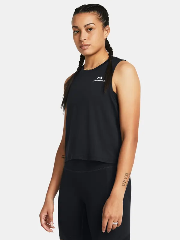 Under Armour Under Armour Vanish Energy Crop Tank Tank - BLK - Women