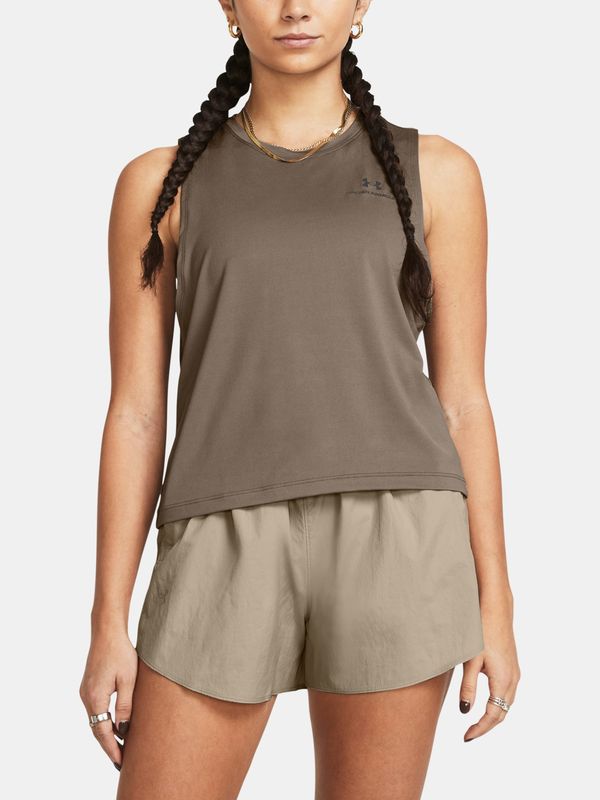 Under Armour Under Armour Vanish Energy Crop Tank Tank - BRN - Women