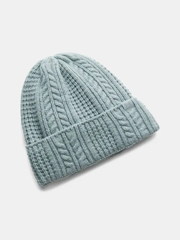 Under Armour Under Armour W Halftime Cable Knit Beanie-GRN Women's Cap - Women's
