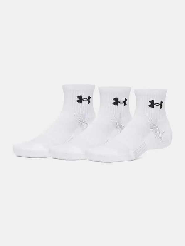 Under Armour Unisex nogavice Under Armour UA Performance Cotton 3p Qtr