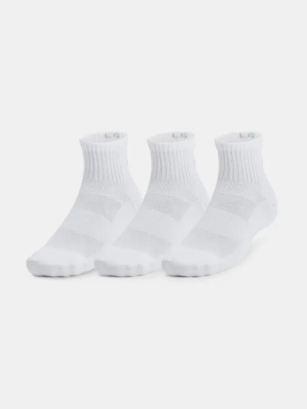 Under Armour Unisex socks Under Armour Unisex UA TC 3pk Qtr-WHT - unisex