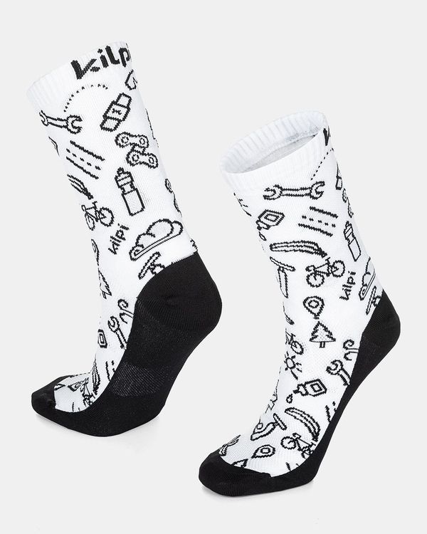 Kilpi Unisex sports socks Kilpi FINISHER-U White