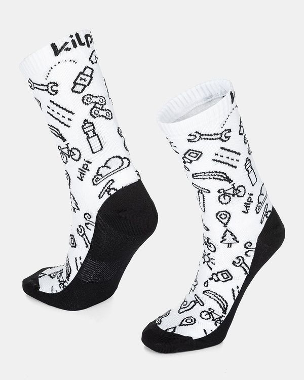 Kilpi Unisex sports socks KILPI FINISHER-U White