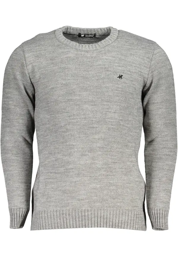 U.S. GRAND US GRAND POLO MEN'S GRAY SWEATER