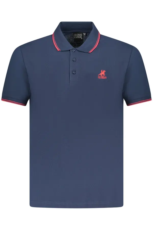 U.S. GRAND US GRAND POLO MEN'S SHORT SLEEVE POLO BLUE