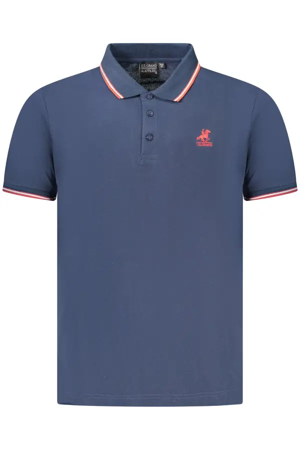 U.S. GRAND US GRAND POLO MEN'S SHORT SLEEVE POLO BLUE
