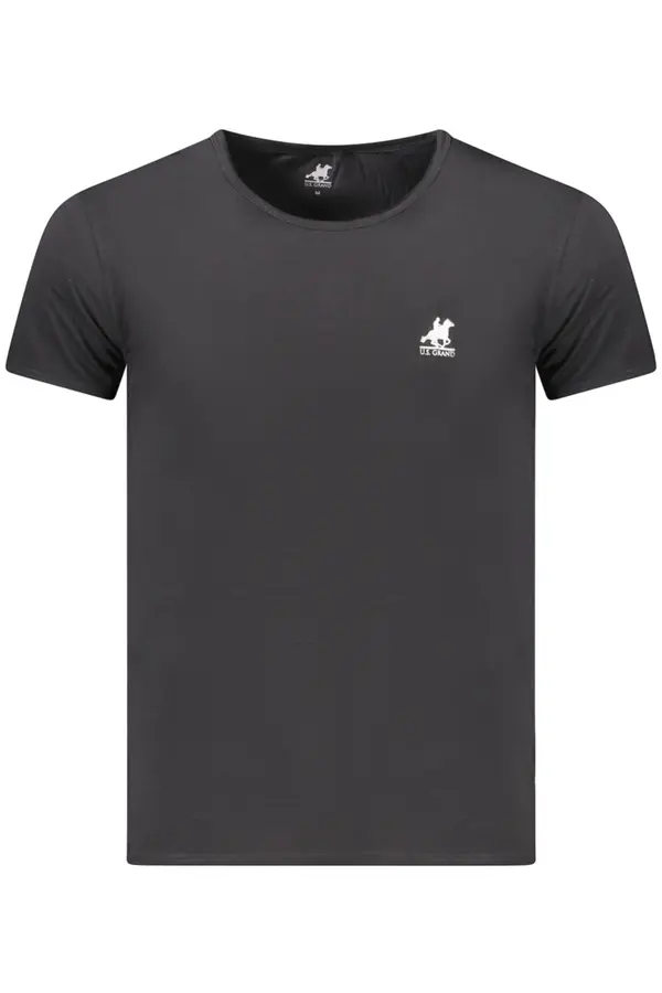 U.S. GRAND US GRAND POLO SHORT SLEEVE T-SHIRT MEN BLACK