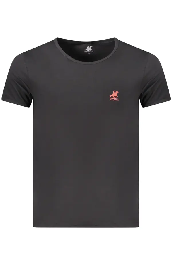 U.S. GRAND US GRAND POLO SHORT SLEEVE T-SHIRT MEN BLACK