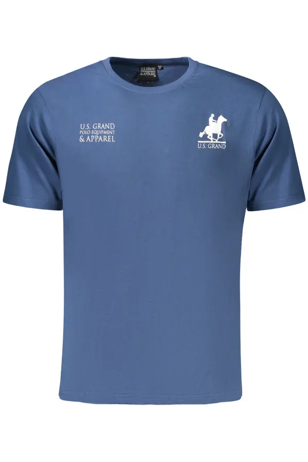 U.S. GRAND US GRAND POLO SHORT SLEEVE T-SHIRT MEN BLUE