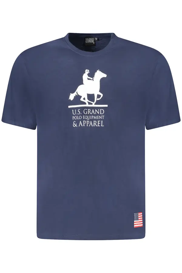 U.S. GRAND US GRAND POLO SHORT SLEEVE T-SHIRT MEN BLUE