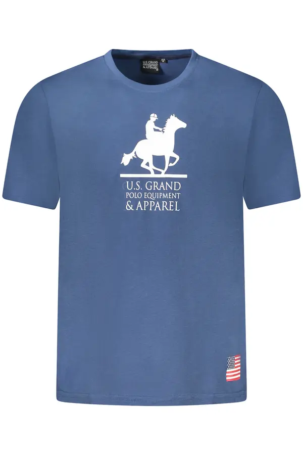 U.S. GRAND US GRAND POLO SHORT SLEEVE T-SHIRT MEN BLUE