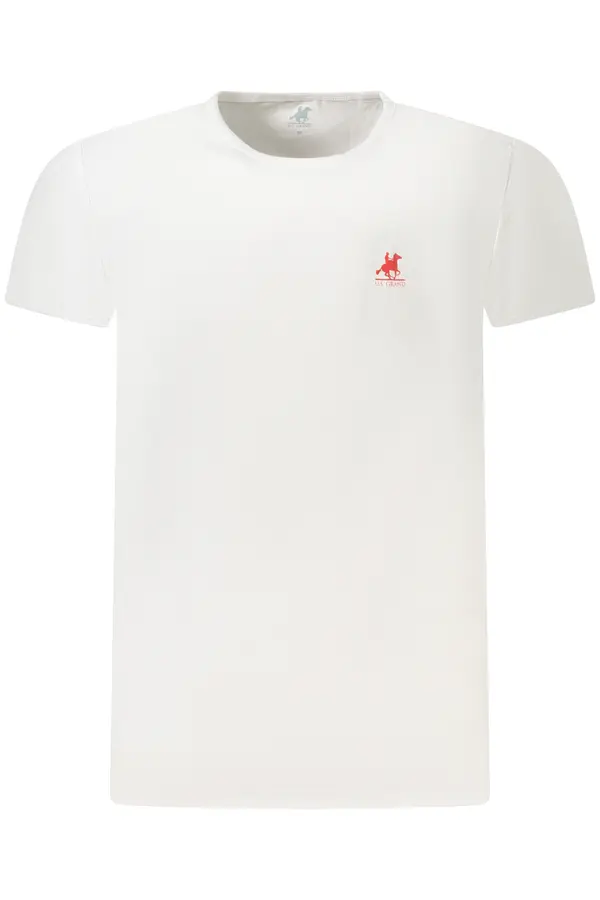 U.S. GRAND US GRAND POLO SHORT SLEEVE T-SHIRT MEN WHITE