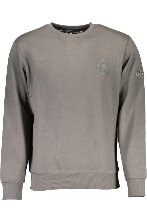 U.S. GRAND US GRAND POLO SWEATSHIRT WITHOUT ZIP MAN GRAY