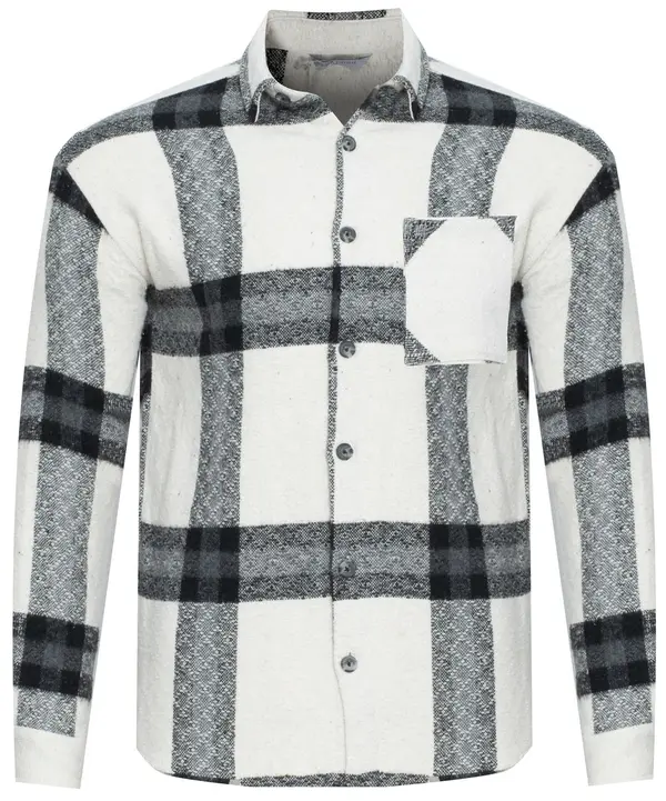 PLUS POSH Usnjena jakna PLUS POSH črna in krem