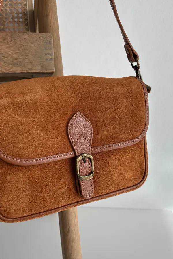 Boto Usnjena torba Norla iz semiša