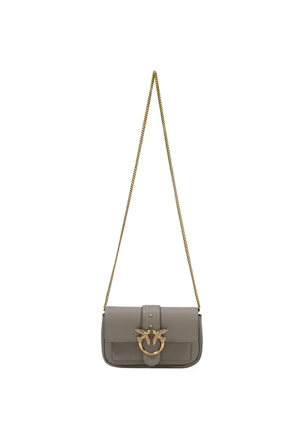 Pinko Usnjena torba za čez ramo Pinko