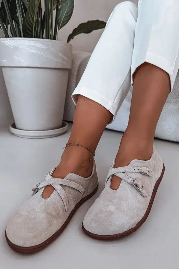 Zazoo Usnjeni semiš mokasini Zazoo N1271