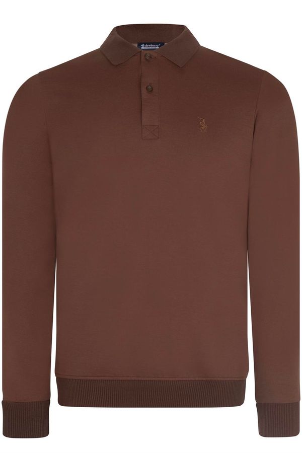 dewberry V4007 DEWBERRY MEN'S SWEATSHIRT-COFFEE