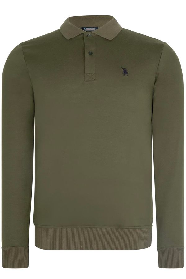 dewberry V4007 DEWBERRY MEN'S SWEATSHIRT-DARK KHAKI