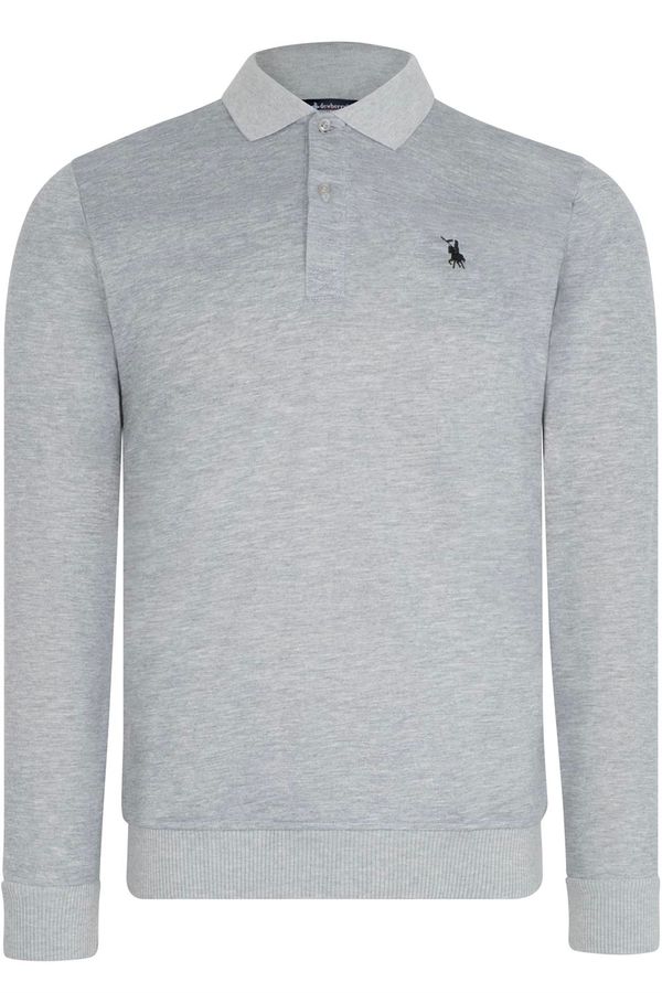 dewberry V4007 DEWBERRY MEN'S SWEATSHIRT-GREY