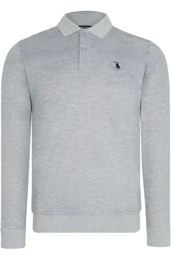 dewberry V9007 DEWBERRY MEN'S SWEATSHIRT-GREY